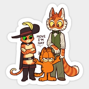 Lackadaisy, Lackadaisy Cats, Lackadaisy meme Sticker